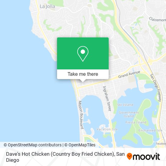 Dave's Hot Chicken (Country Boy Fried Chicken) map