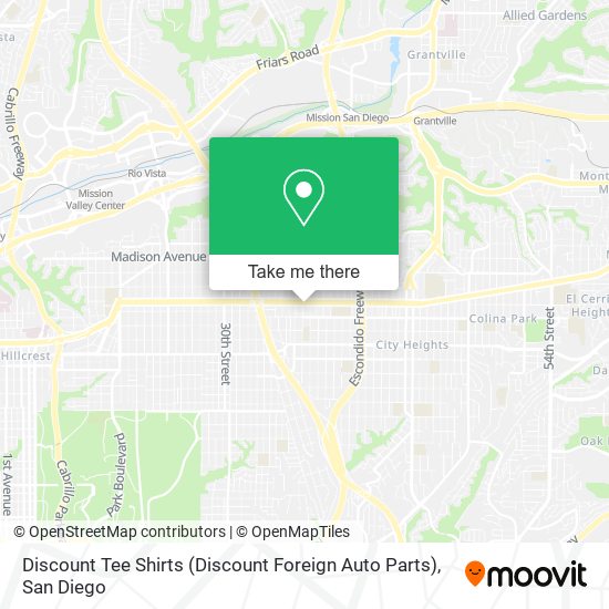 Discount Tee Shirts (Discount Foreign Auto Parts) map