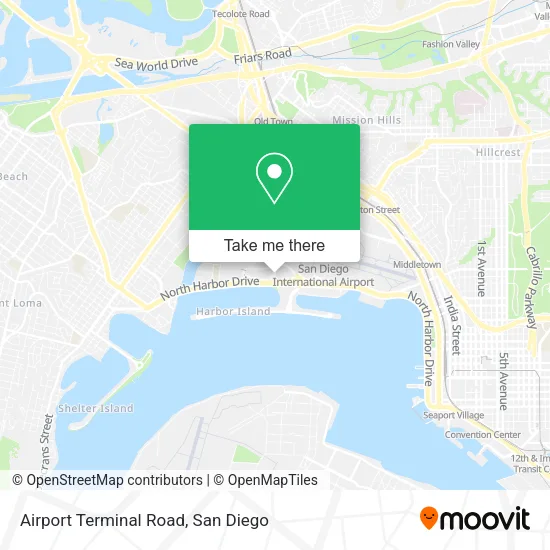 Mapa de Airport Terminal Road