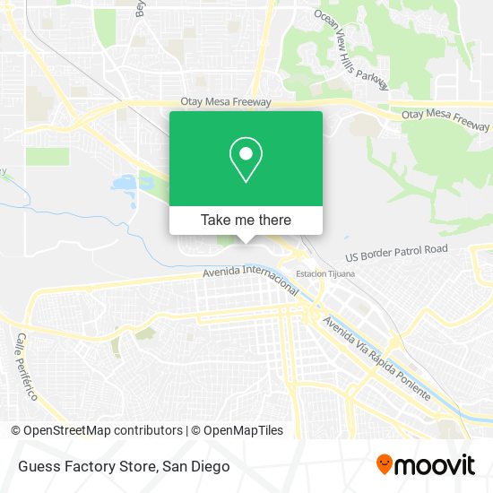 Guess Factory Store map