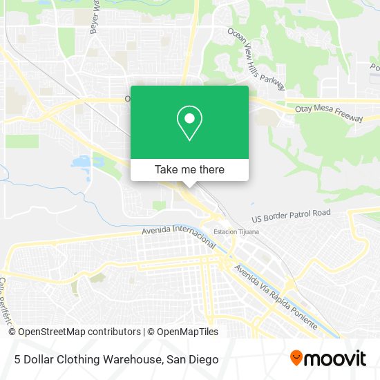 5 Dollar Clothing Warehouse map