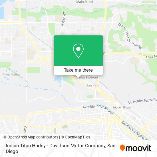 Indian Titan Harley - Davidson Motor Company map