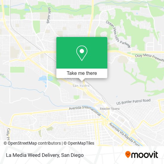 Mapa de La Media Weed Delivery