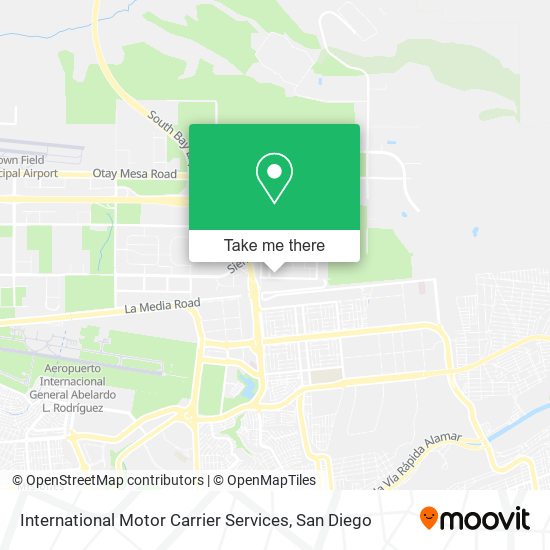 Mapa de International Motor Carrier Services