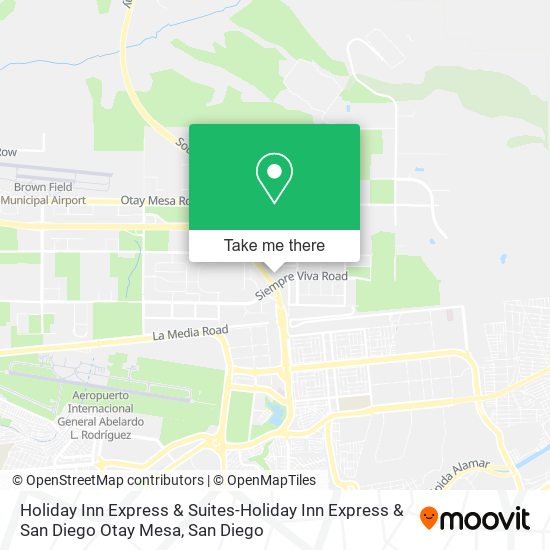 Mapa de Holiday Inn Express & Suites-Holiday Inn Express & San Diego Otay Mesa