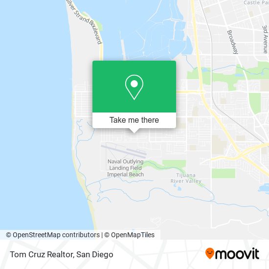 Tom Cruz Realtor map