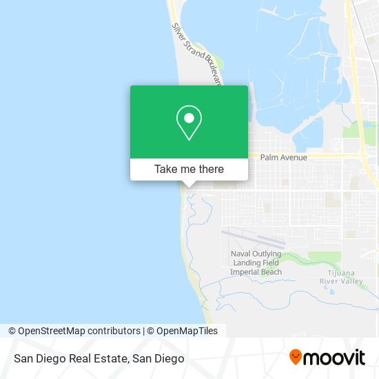 San Diego Real Estate map