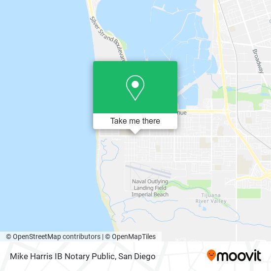 Mapa de Mike Harris IB Notary Public