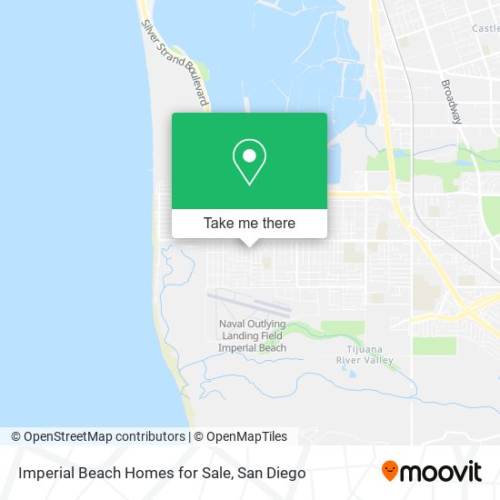 Imperial Beach Homes for Sale map