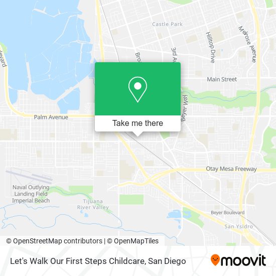 Let's Walk Our First Steps Childcare map