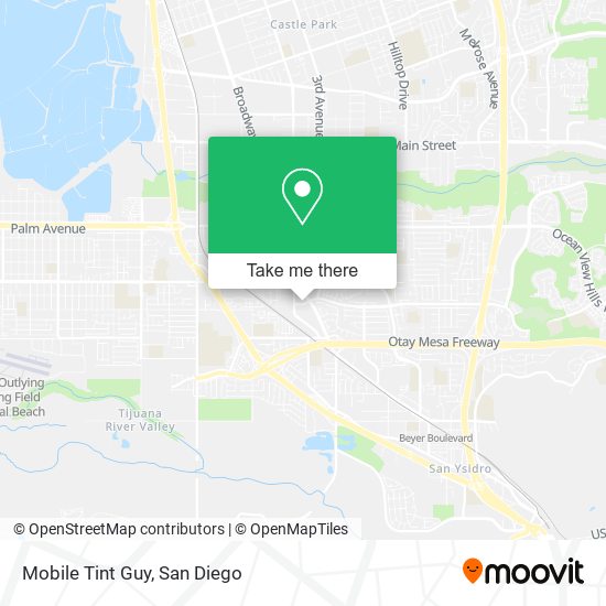 Mapa de Mobile Tint Guy