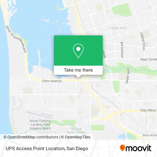 Mapa de UPS Access Point Location
