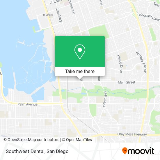 Mapa de Southwest Dental