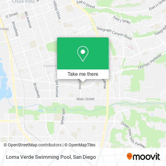 Loma Verde Swimming Pool map