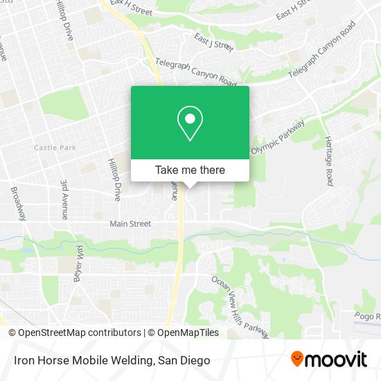 Mapa de Iron Horse Mobile Welding