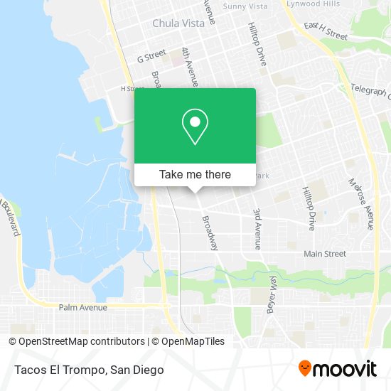Mapa de Tacos El Trompo