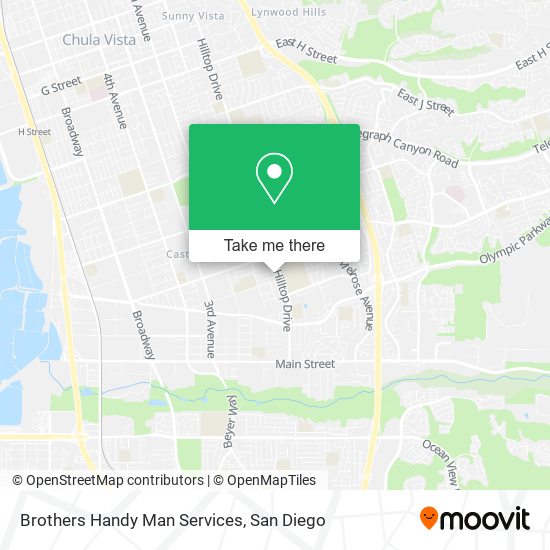 Brothers Handy Man Services map