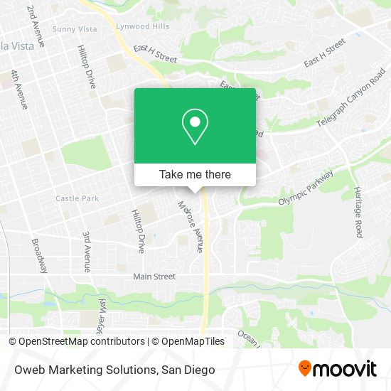 Mapa de Oweb Marketing Solutions