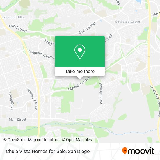 Chula Vista Homes for Sale map