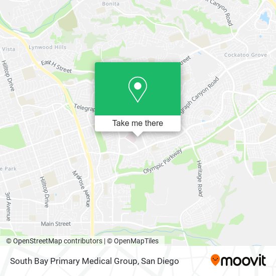 Mapa de South Bay Primary Medical Group