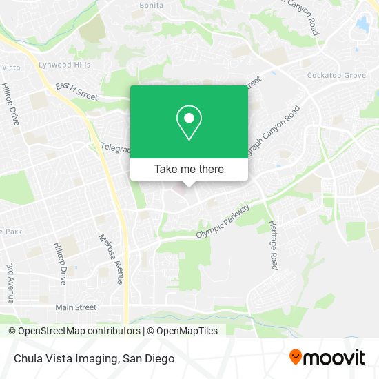Chula Vista Imaging map
