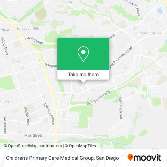 Children's Primary Care Medical Group map