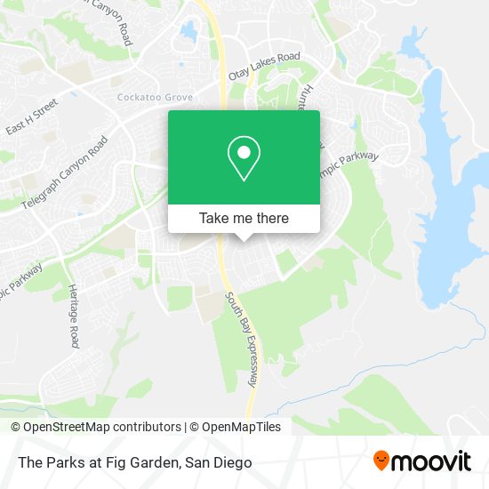 The Parks at Fig Garden map