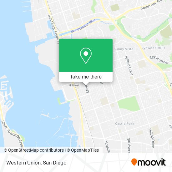 Western Union map