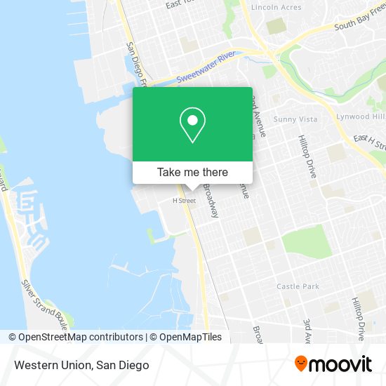 Western Union map