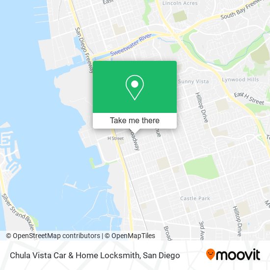 Chula Vista Car & Home Locksmith map