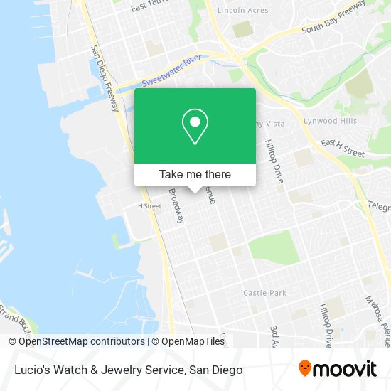 Mapa de Lucio's Watch & Jewelry Service