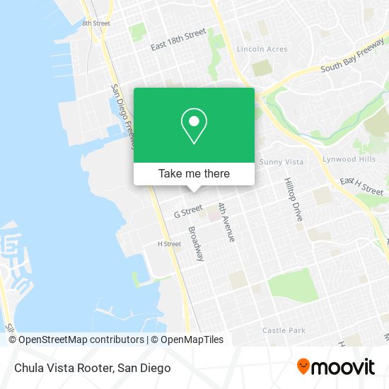 Chula Vista Rooter map