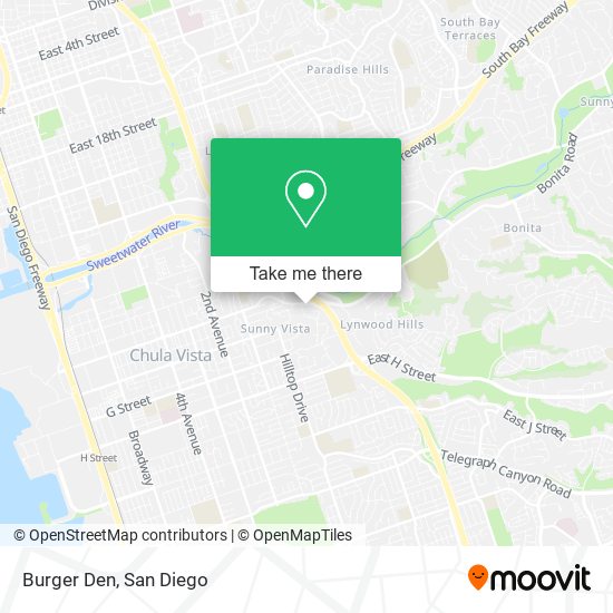 Mapa de Burger Den