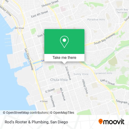 Mapa de Rod's Rooter & Plumbing