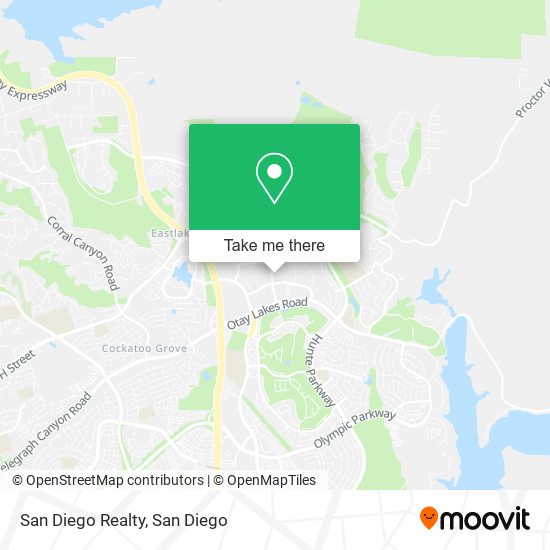 San Diego Realty map