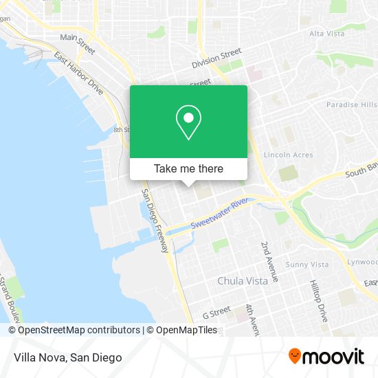 Villa Nova map