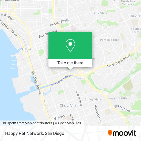 Mapa de Happy Pet Network