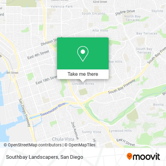 Mapa de Southbay Landscapers