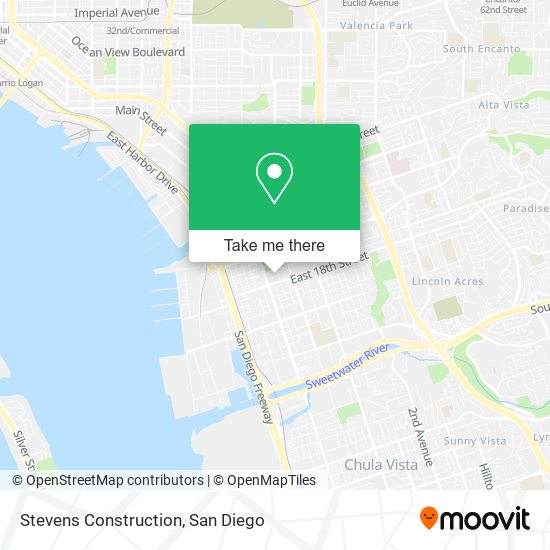 Mapa de Stevens Construction