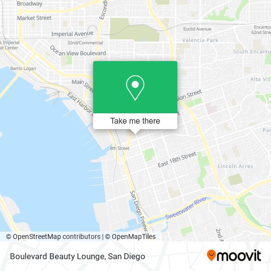 Boulevard Beauty Lounge map