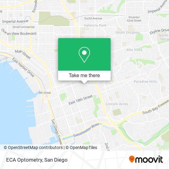 ECA Optometry map