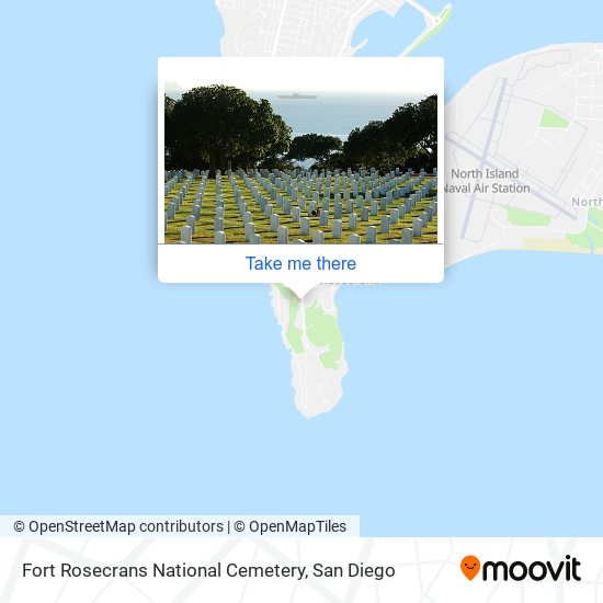 Mapa de Fort Rosecrans National Cemetery