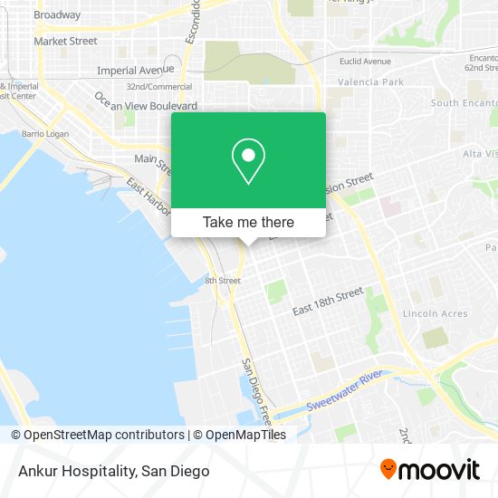 Mapa de Ankur Hospitality