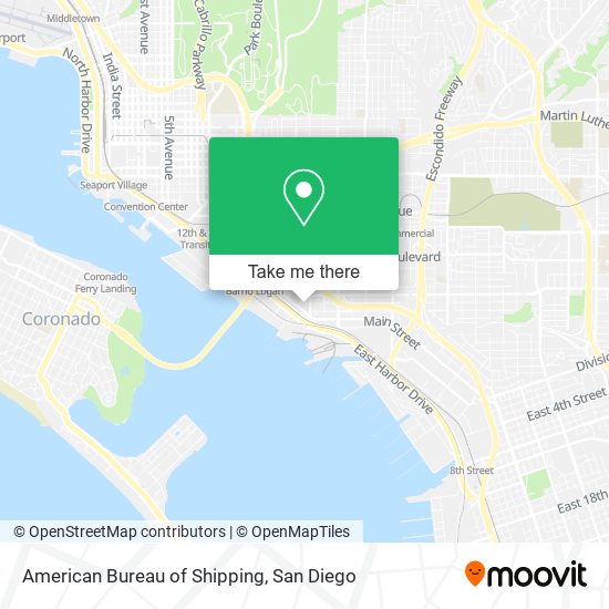 American Bureau of Shipping map