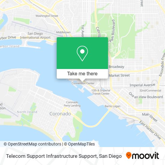 Telecom Support Infrastructure Support map