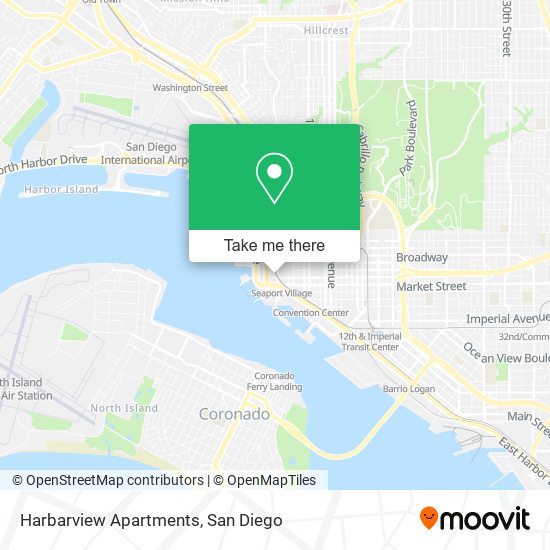 Harbarview Apartments map