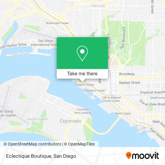 Eclectique Boutique map