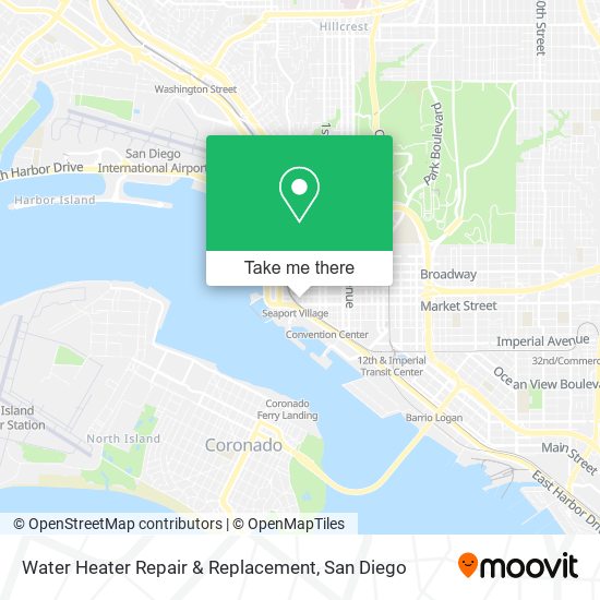 Water Heater Repair & Replacement map