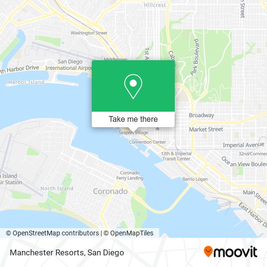 Manchester Resorts map