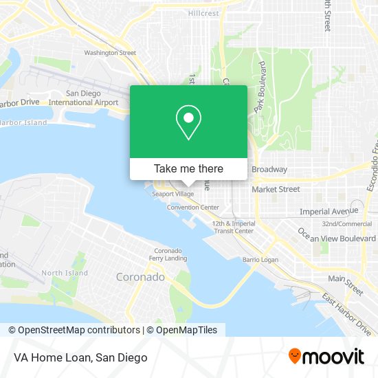 VA Home Loan map